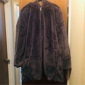 Evans Faux Fur Coat